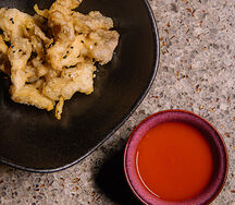 Вёшенки в темпуре