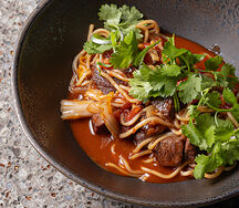 Лапша с говядиной 