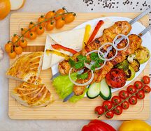 Шашлык с курицей