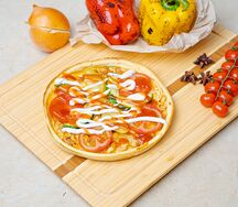 Пицца с люля-кебабом