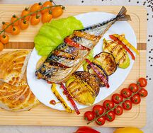 Запеченная скумбрия