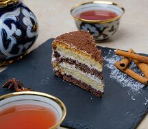 Банановый бисквит