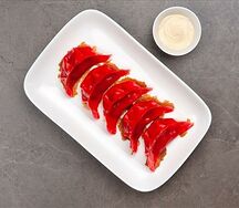 Гёдза с вишней юдзу