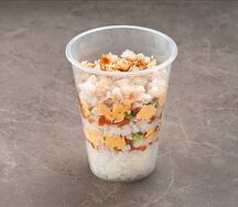 Суши в стакане с креветкой