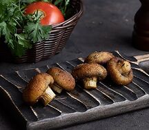 Грибы на мангале