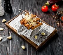Гренки чесночные