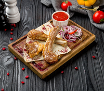 Шашлык из бараньей корейки