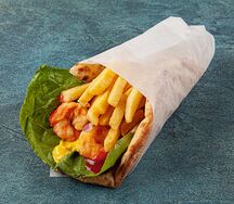 Гирос с креветками