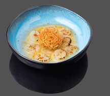 Фламбированные гребешки