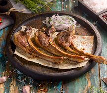 Шашлык из бараньей корейки