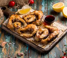 Осетрина на углях