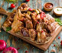 Сет Курица & Свинина с овощами