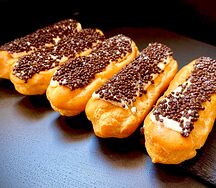 Эклеры с масляно-ванильным кремом