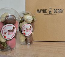 Клубника в шоколаде в стаканчике