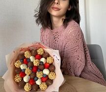 Клубника в шоколаде букет Особый шарм