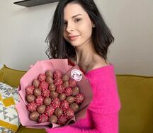 Букет из клубники Шоколадная роскошь