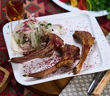 Шашлык из бараньей корейки