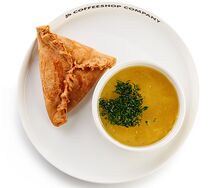 Суп-лапша с треугольником