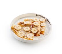 Блинчики со сгущённым молоком и бананом