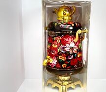 Чай Самовар расписной черный