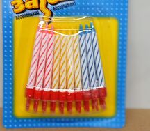 Свечи для торта с подставками №3