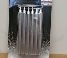 Свечи серебряные