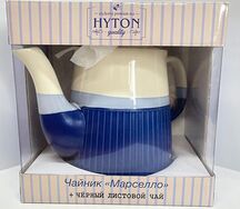 Чайник Марселло и черный листовой чай