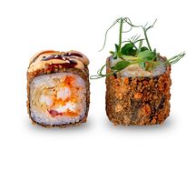 Жареная спайси-креветка