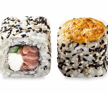 Запеченный ролл Philadelphia with salmon