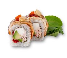 Миндальный дракон с салатом