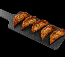 Гедзе с цыпленком