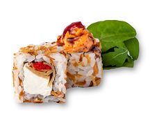 Сливочная креветка с салатом