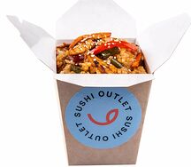 Вок рис с курицей в соусе Терияки