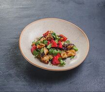 Салат с баклажанами