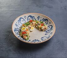 Оливье с языком