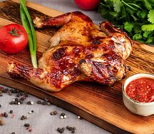 Пряный цыпленок на гриле