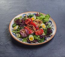 Гриль-салат с индейкой