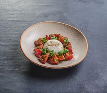 Буратта с томатами