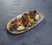 Салат с печеной свеклой и грушей