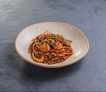 Вок с морепродуктами