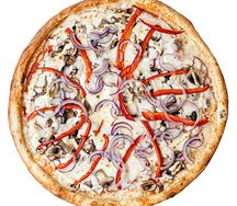 С ветчиной и грибами