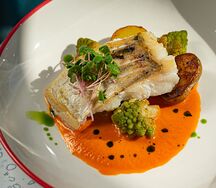 Судак с картофелем беби