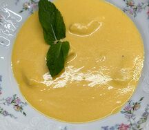 Сырный чеддер-суп с индейкой