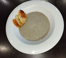 Суп-пюре грибной с трюфельной пастой