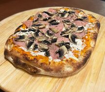 Римская пицца Ветчина и грибы