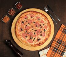 Ветчина и грибы