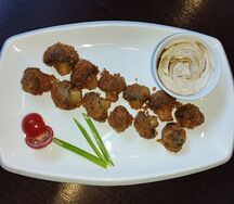 Шампиньоны темпура