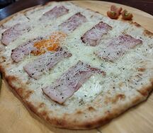 Римская пицца Карбонара