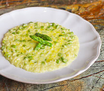 Ризотто со спаржей