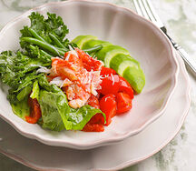 Салат с крабом